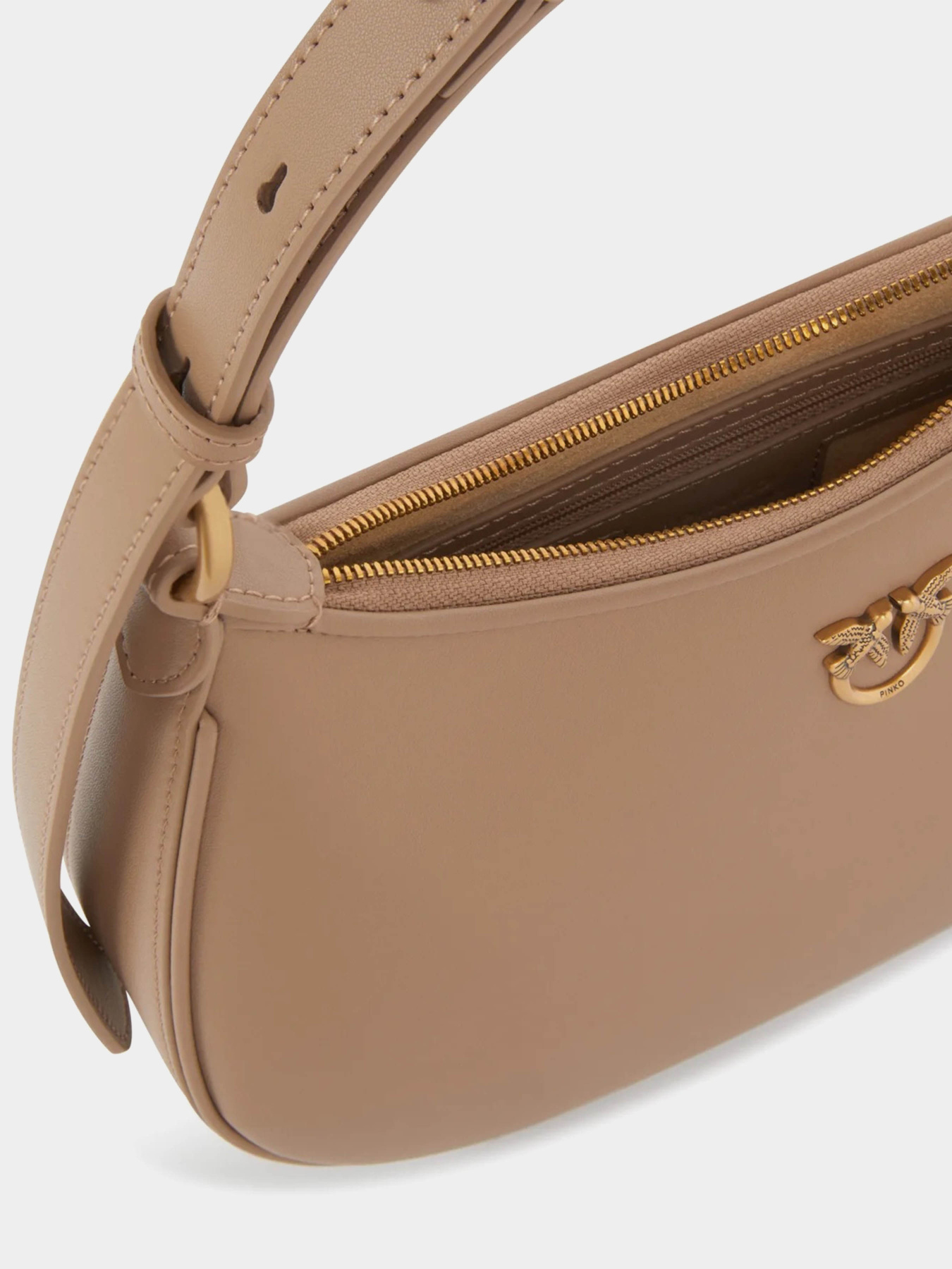 Хобо PINKO Half Moon Mini Fl Vitello Seta модель 102790-A0F1 D01Q Фото