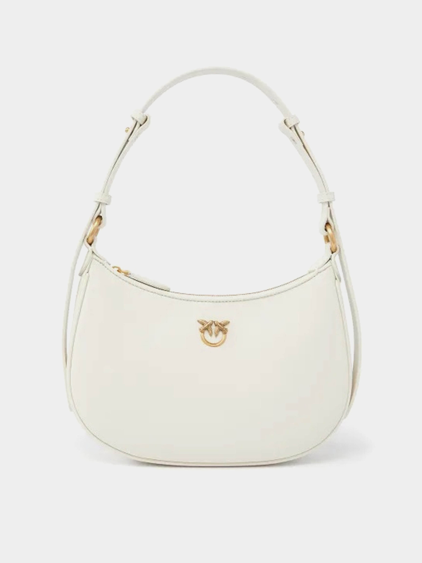 Хобо PINKO Half Moon Mini Fl Vitello Seta модель 102790-A0F1 Z14Q Фото