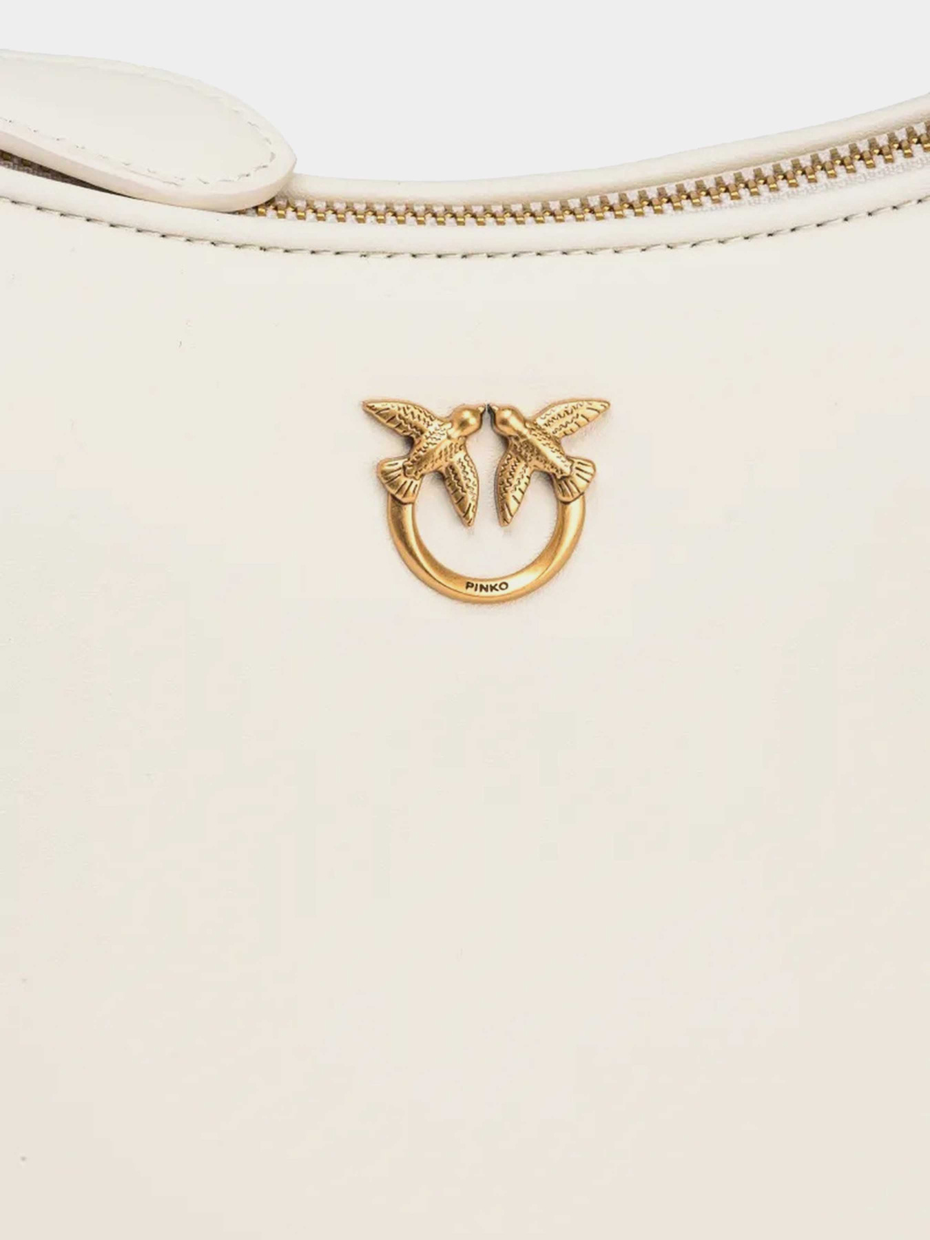 Шолдер бег PINKO Half Moon Mini Fl Vitello Seta модель 102790-A0F1 Z14Q Фото