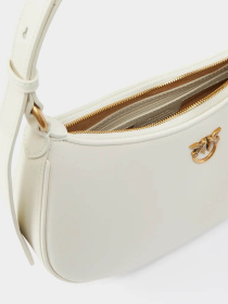 Шолдер бег PINKO Half Moon Mini Fl Vitello Seta модель 102790-A0F1 Z14Q Фото