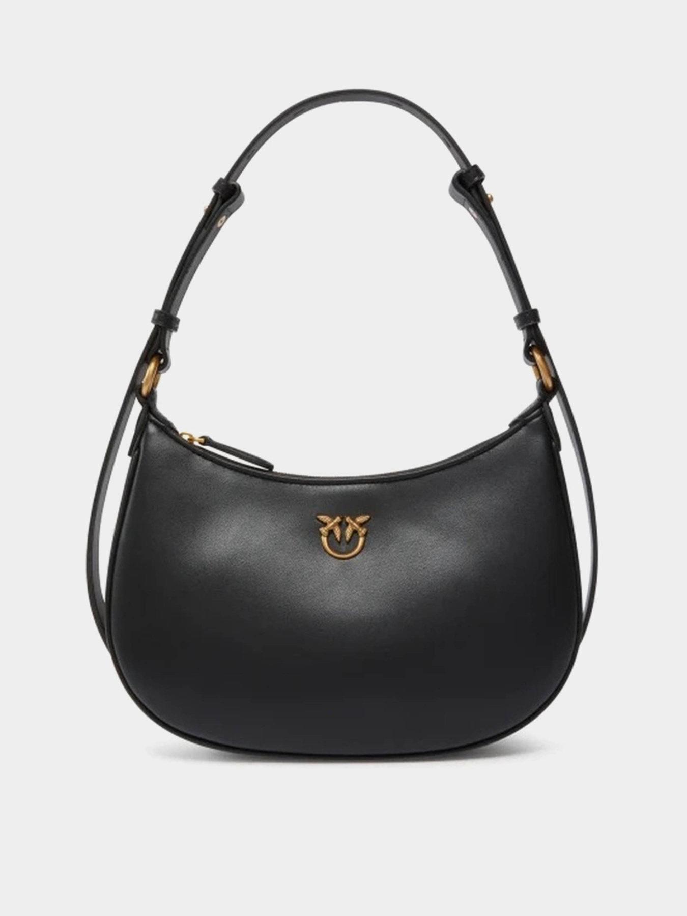 Хобо PINKO Half Moon Mini Fl Vitello Seta модель 102790-A0F1 Z99Q Фото