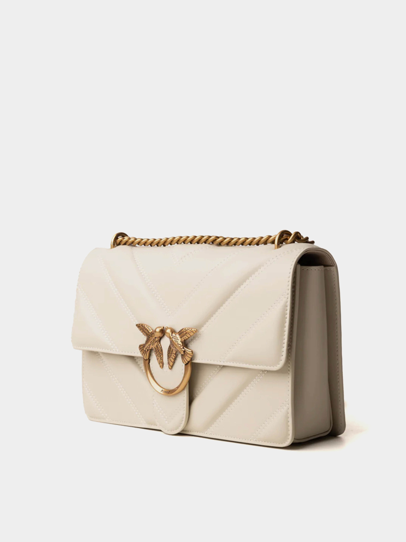 Кросс-боди PINKO Love One Classic Light Dc Intarsio Nappa + Suede + Seta модель 104549-A26Z Z14Q Фото