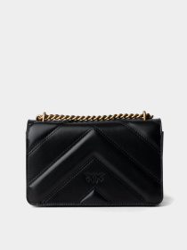 Кросс-боди PINKO Love One Mini Light Dc Intarsio Nappa + Suede + Seta модель 104550-A26Z Z99Q Фото