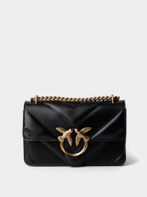 Кросс-боди PINKO Love One Mini Light Dc Intarsio Nappa + Suede + Seta модель 104550-A26Z Z99Q Фото