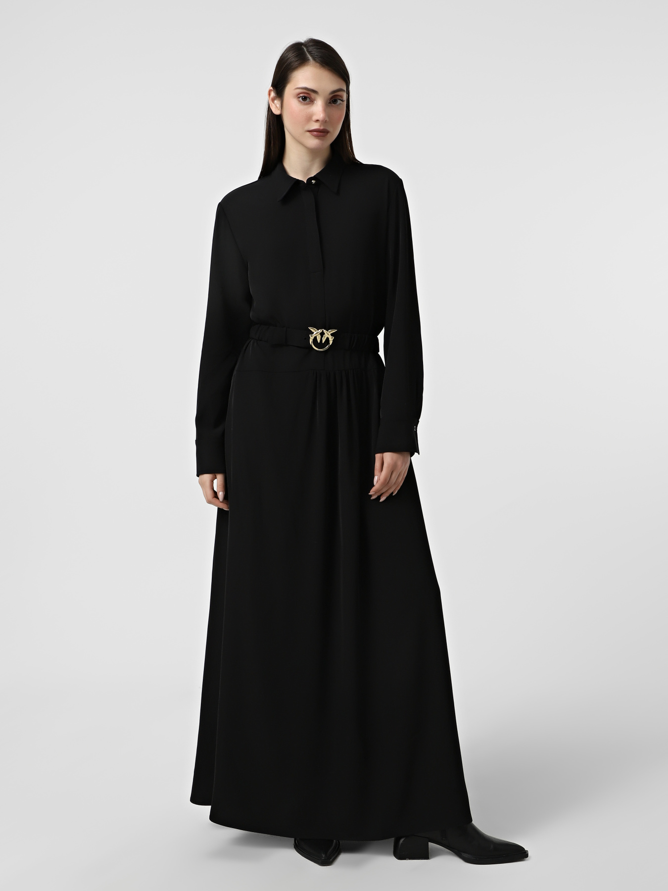 Платье макси PINKO модель 105597-A2U2 Z99 Фото