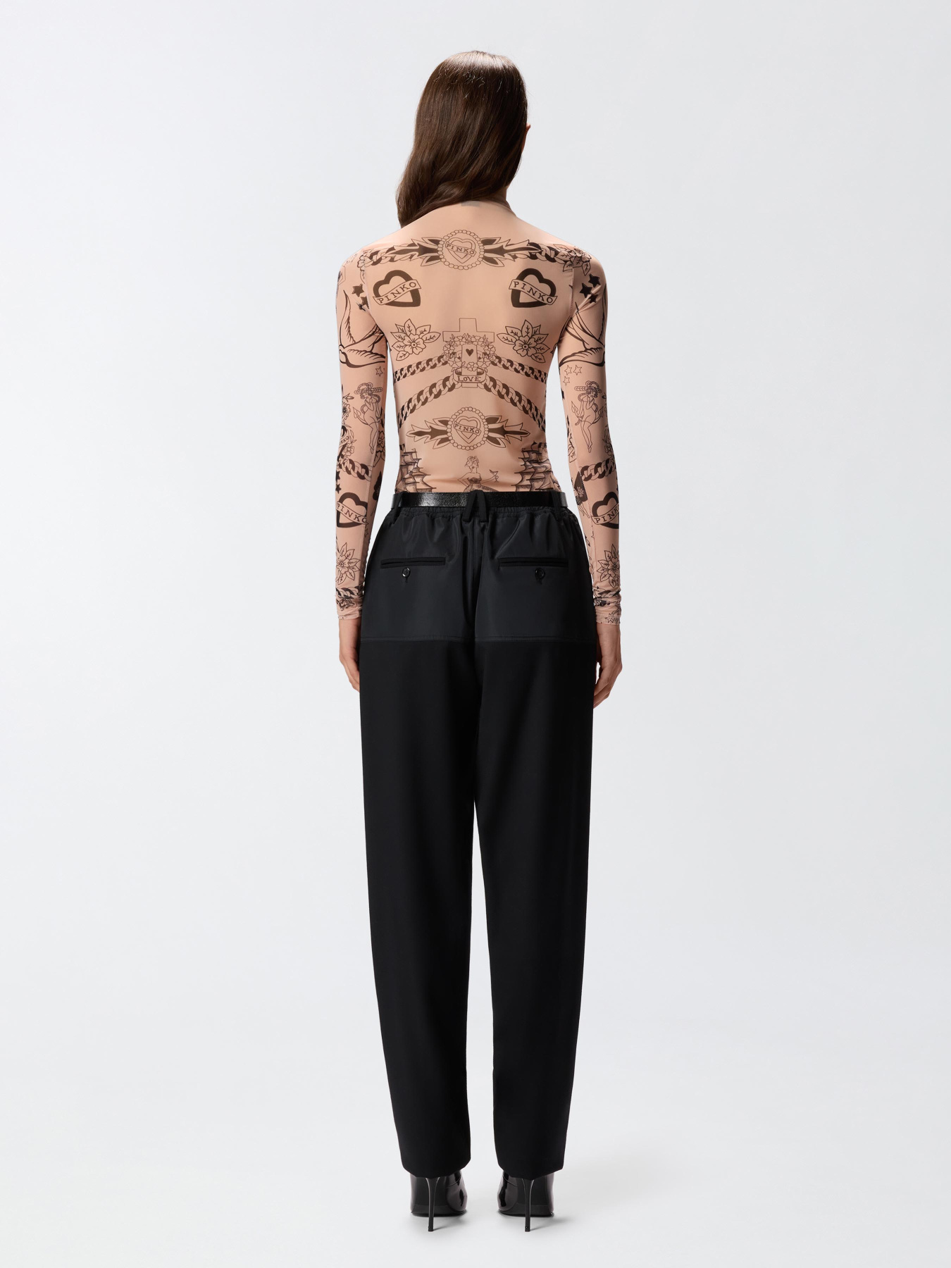 Лонгслив PINKO Mostarda модель 105798-A2VM NZ8 Фото