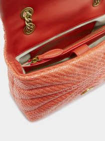 Крос-боді PINKO Love Puff Mini Cl Rafia Butterfly Quilt модель 100039-A2C8 B00Q Фото