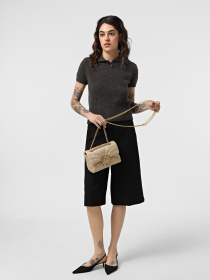 Кросс-боди PINKO Love Puff Mini Cl Rafia Butterfly Quilt модель 100039-A2C8 C50Q Фото