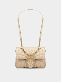 Кросс-боди PINKO Love Puff Mini Cl Rafia Butterfly Quilt модель 100039-A2C8 C50Q Фото