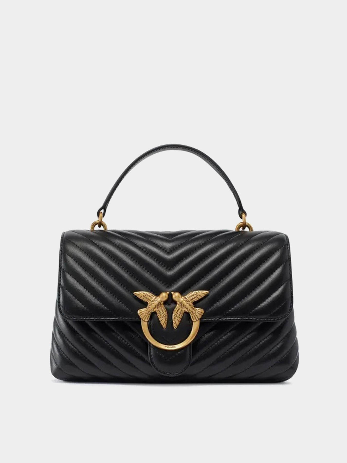 Сумка PINKO Love Lady Puff Classic Cl  Sheep Nappa Chevron модель 100043-A0GK Z99Q Фото