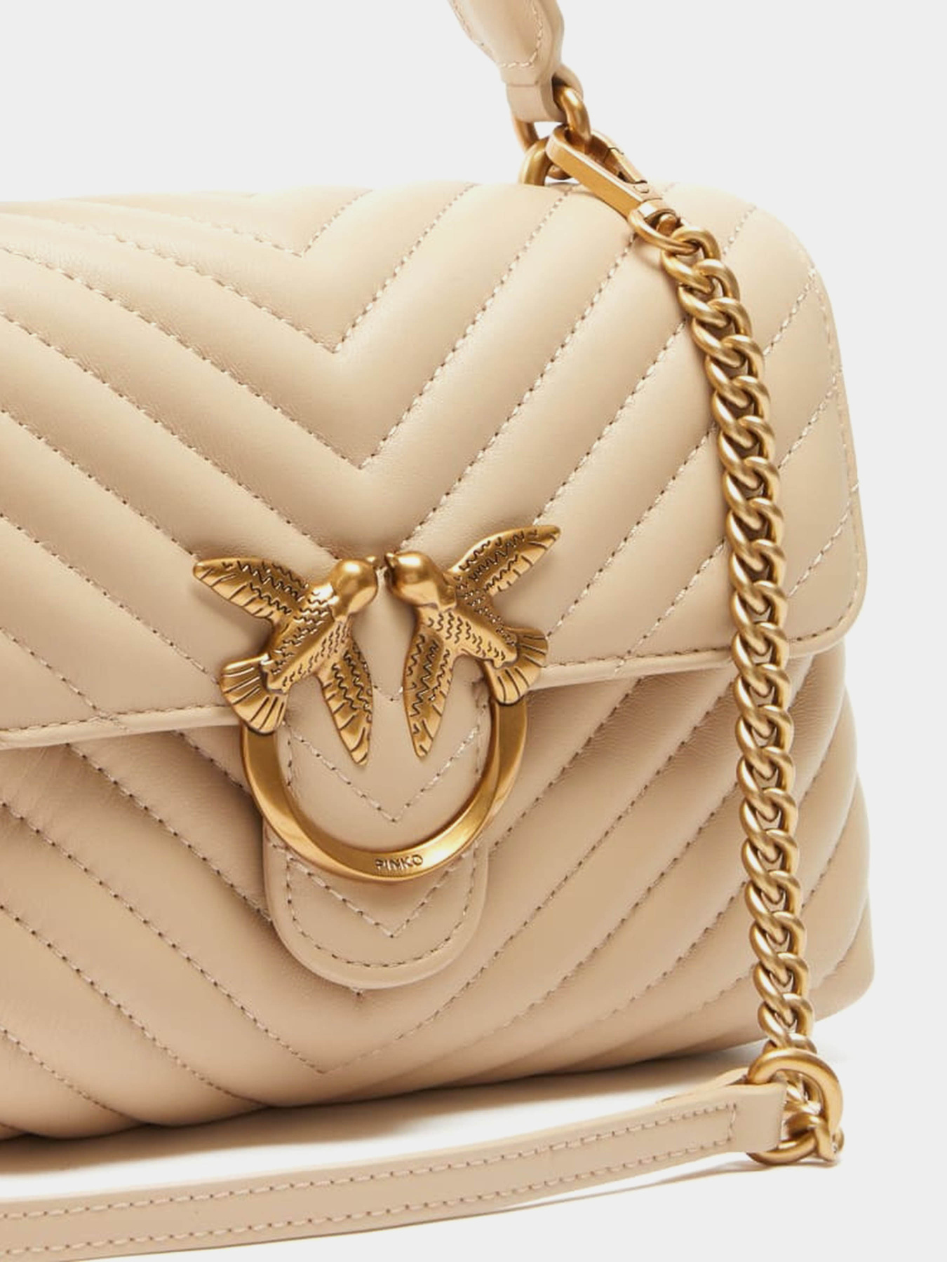 Крос-боді PINKO Love Lady Puff Classic Cl  Sheep Nappa Chevron модель 100044-A0GK C50Q Фото