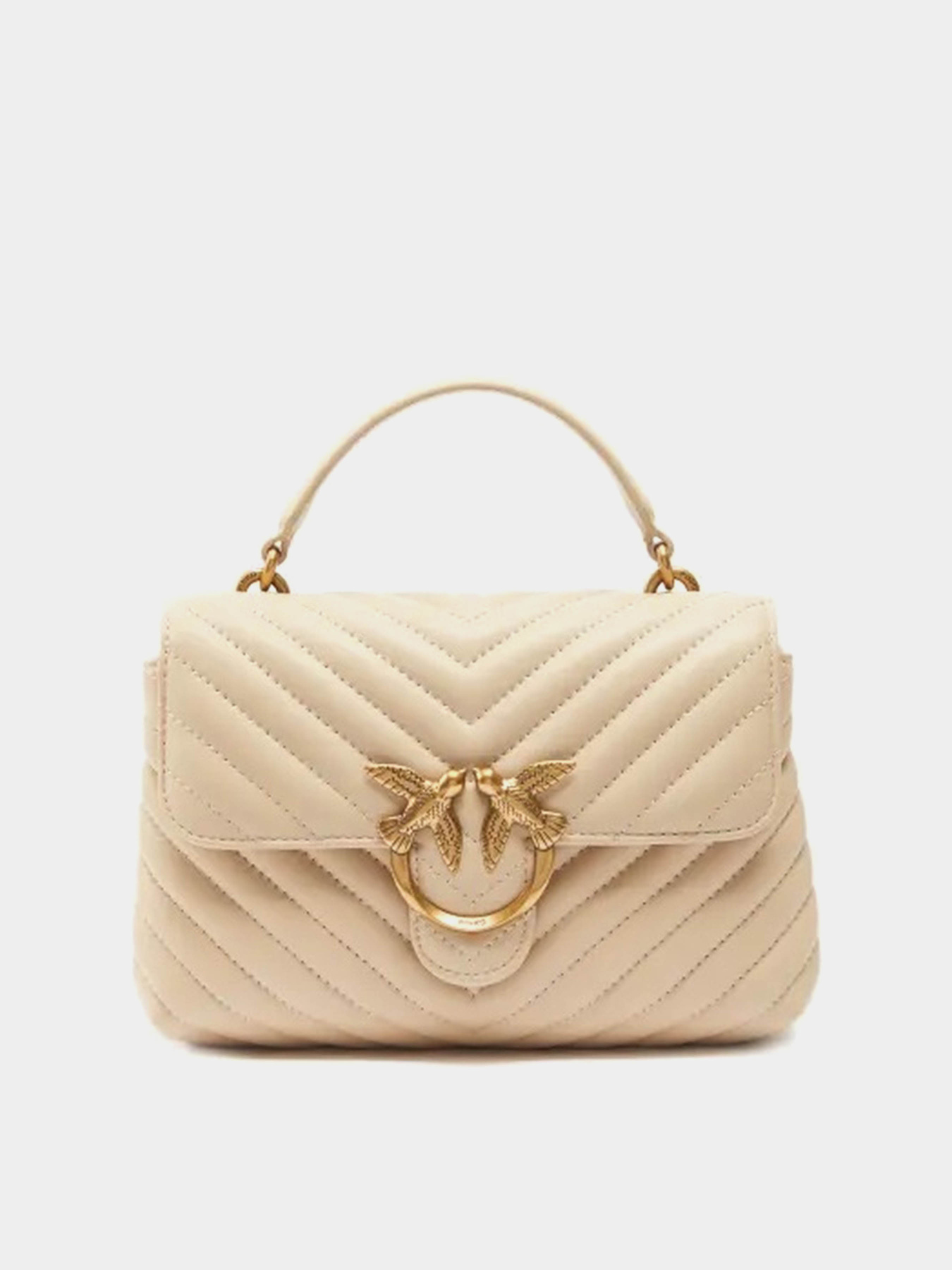 Крос-боді PINKO Love Lady Puff Classic Cl  Sheep Nappa Chevron модель 100044-A0GK C50Q Фото