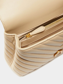 Крос-боді PINKO Love Lady Puff Classic Cl  Sheep Nappa Chevron модель 100044-A0GK C50Q Фото