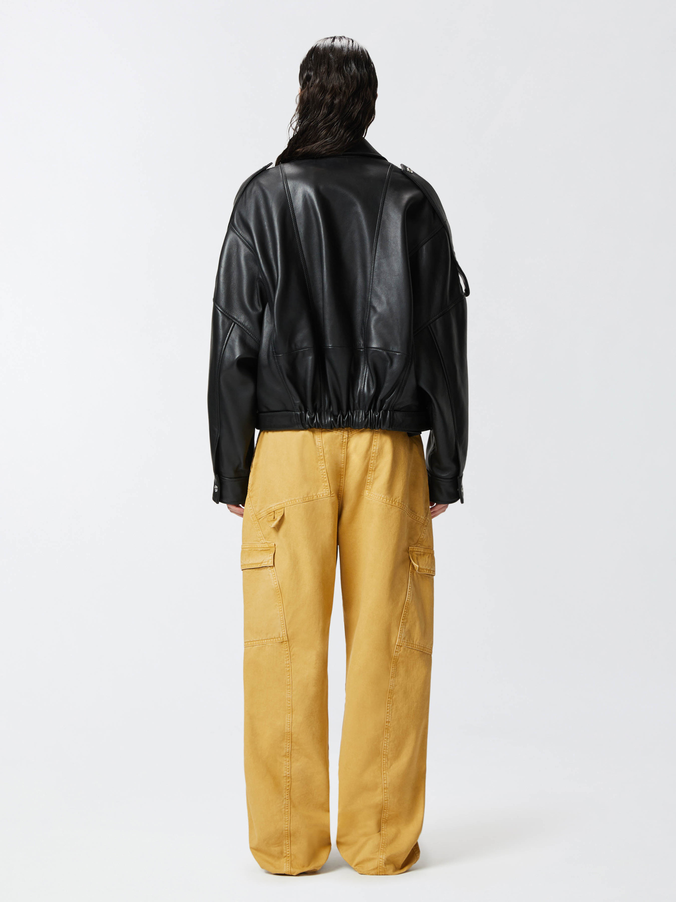 Шкіряна куртка PINKO Confine Chiodo модель 104877-A21L Z99 Фото