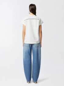 Футболка PINKO Randal T-Shirt  Jersey Tinto Capo модель 105270-A2ME Z05 Фото