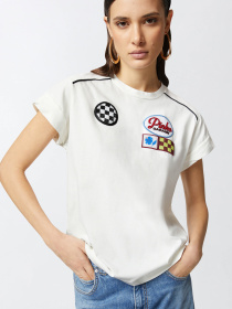 Футболка PINKO Randal T-Shirt  Jersey Tinto Capo модель 105270-A2ME Z05 Фото