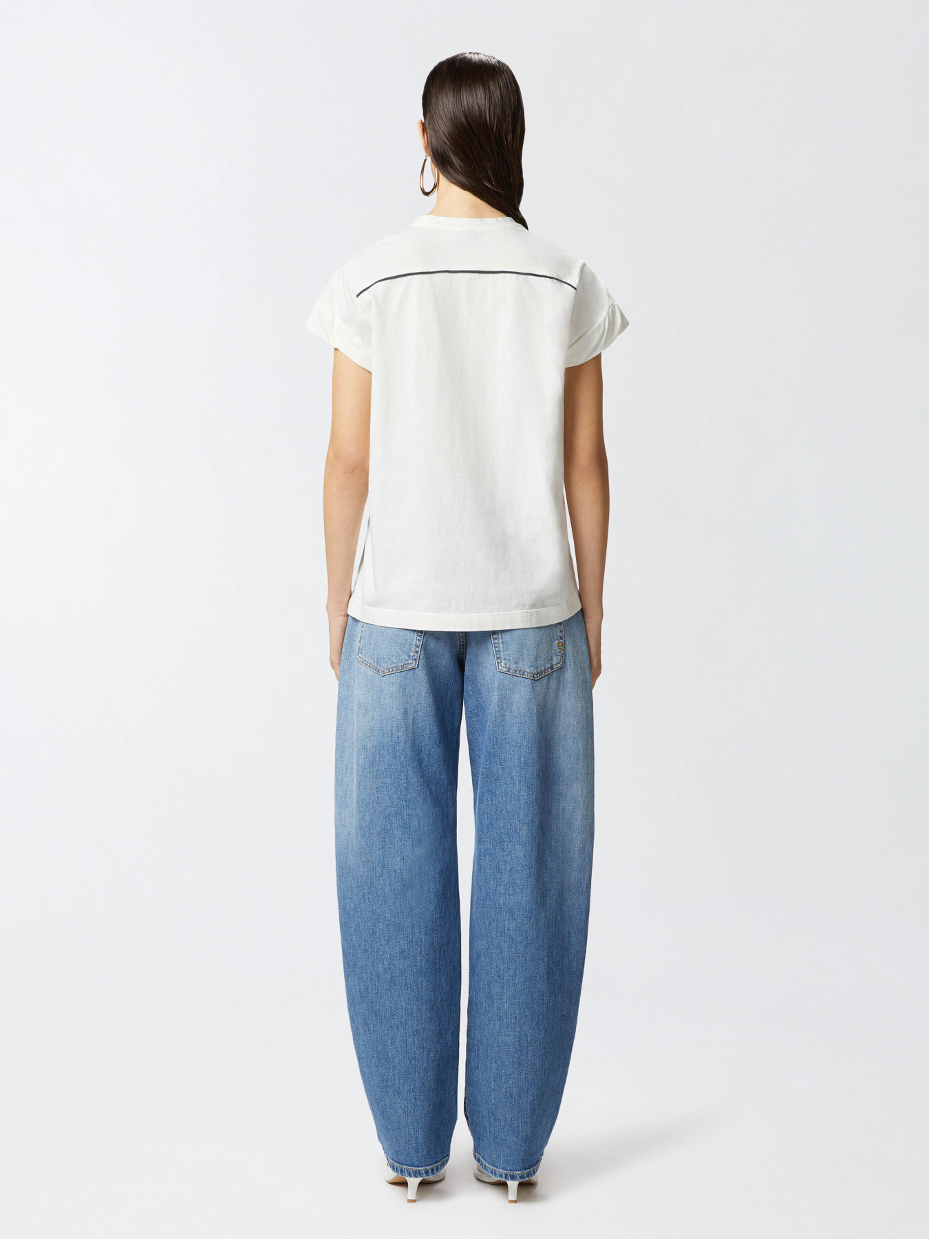 Футболка PINKO Randal T-Shirt  Jersey Tinto Capo модель 105270-A2ME Z05 Фото