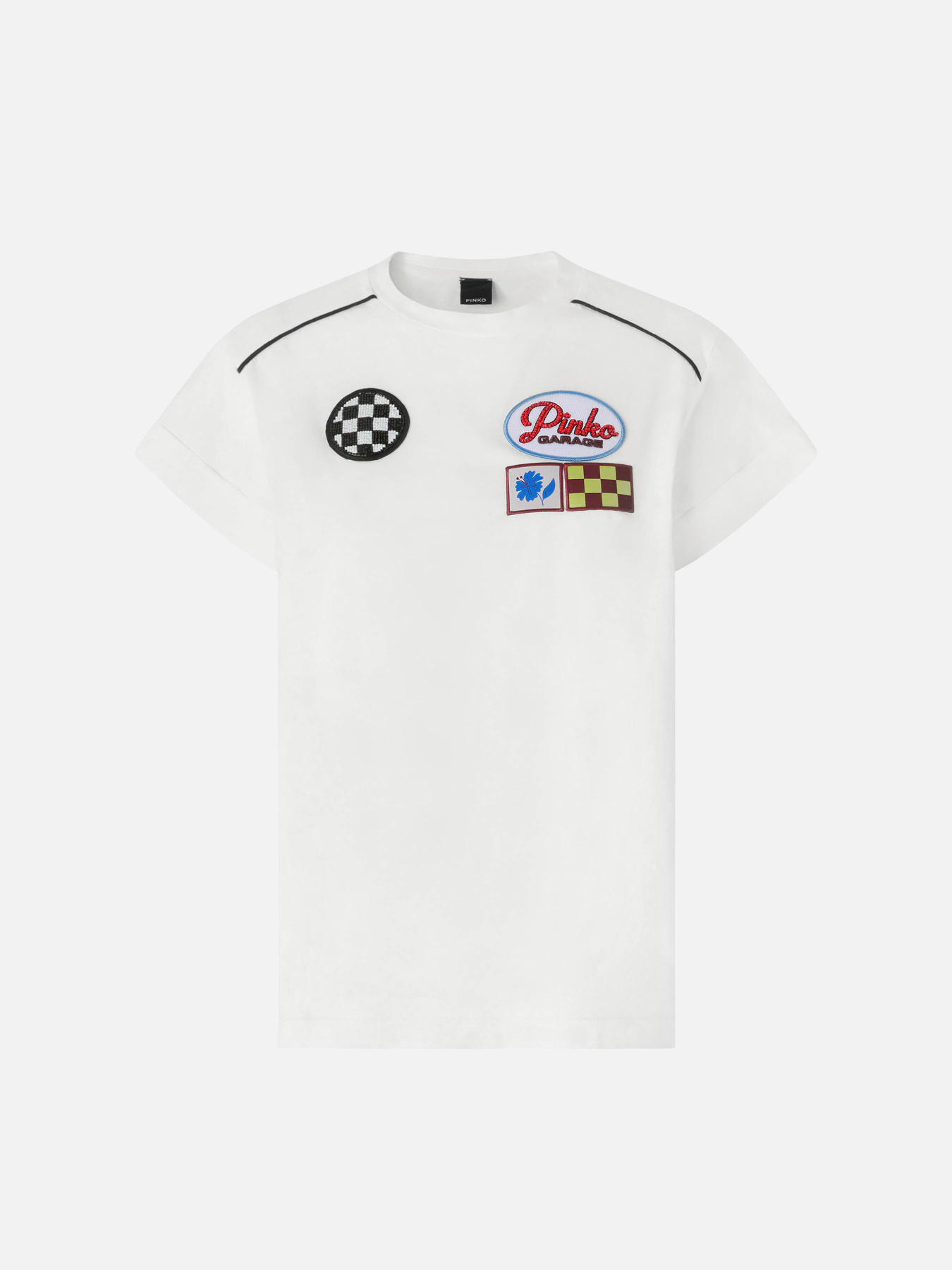 Футболка PINKO Randal T-Shirt  Jersey Tinto Capo модель 105270-A2ME Z05 Фото