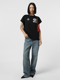 Футболка PINKO Randal T-Shirt  Jersey Tinto Capo модель 105270-A2ME Z98 Фото