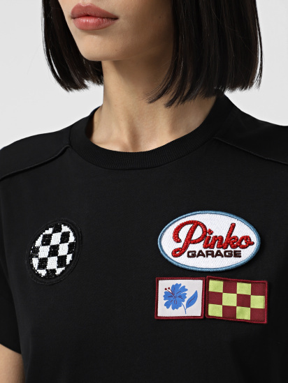 Футболка PINKO Randal T-Shirt  Jersey Tinto Capo модель 105270-A2ME Z98 — фото 4 - INTERTOP