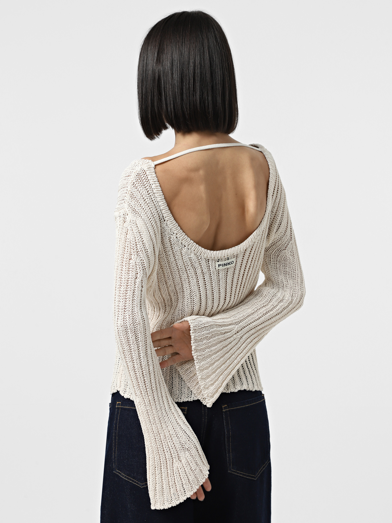 Лонгслив PINKO Leslie Maglia Soft Cotton модель 105302-A2N7 C00 Фото