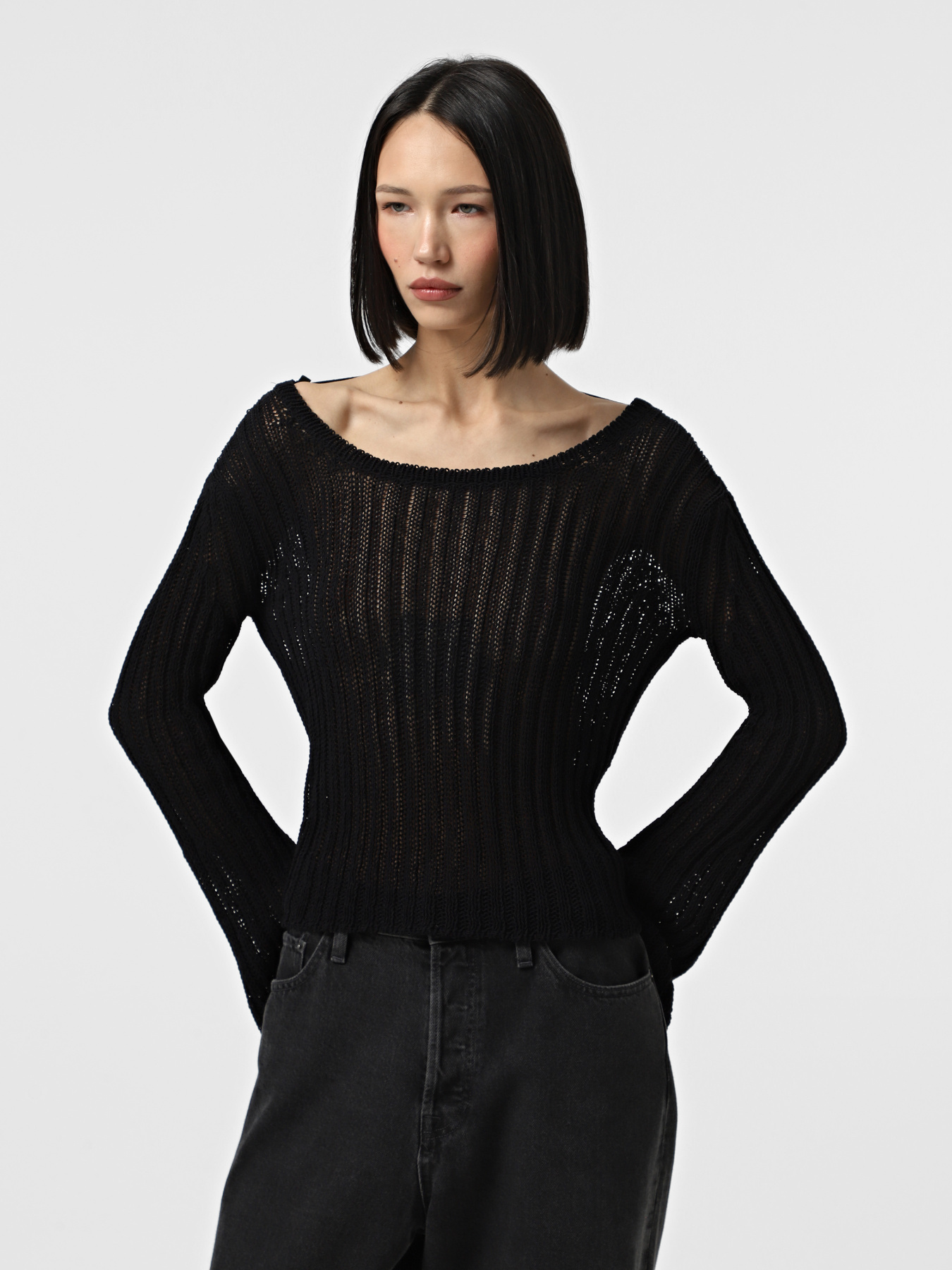 Лонгслив PINKO Leslie Maglia Soft Cotton модель 105302-A2N7 Z99 Фото