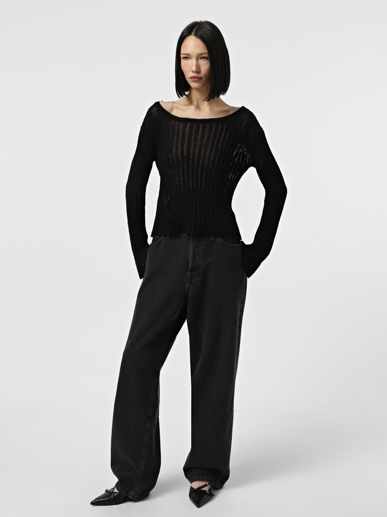 Лонгслів PINKO Leslie Maglia Soft Cotton модель 105302-A2N7 Z99 Лонгслів PINKO Leslie Maglia Soft Cotton модель 105302-A2N7 Z99 Фото