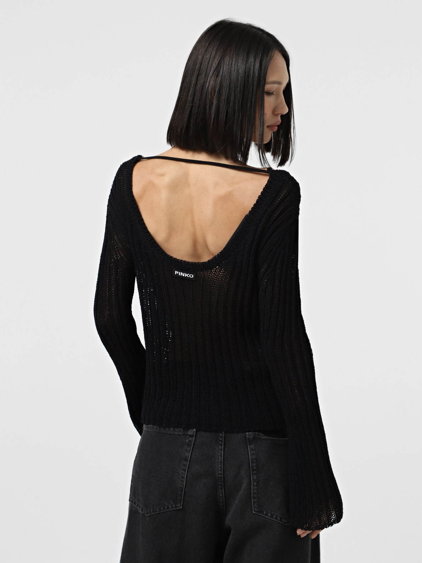 Лонгслів PINKO Leslie Maglia Soft Cotton модель 105302-A2N7 Z99 Лонгслів PINKO Leslie Maglia Soft Cotton модель 105302-A2N7 Z99 Фото