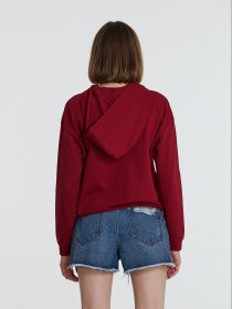 Худи Piazza Italia модель 46363_raspberry Фото