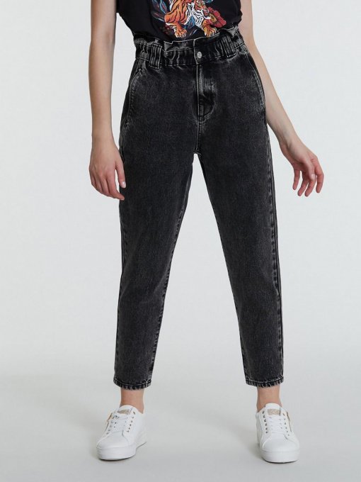 Джинсы мом Piazza Italia модель 46454_black Фото