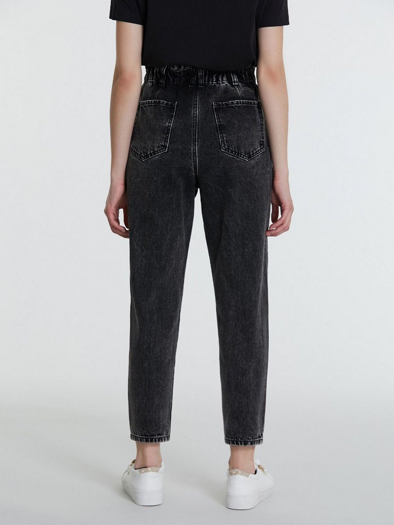 Джинси мом Piazza Italia модель 46454_black Фото