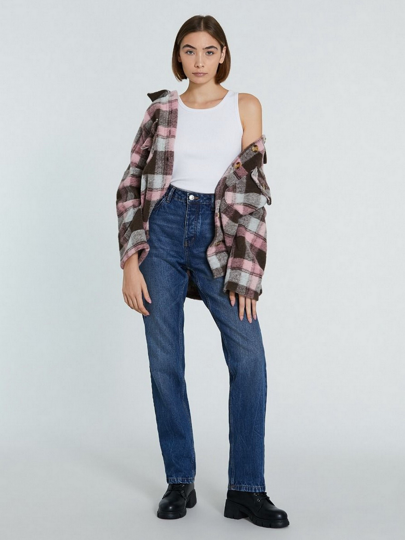 Прямі джинси Piazza Italia модель 47204_dark denim Фото