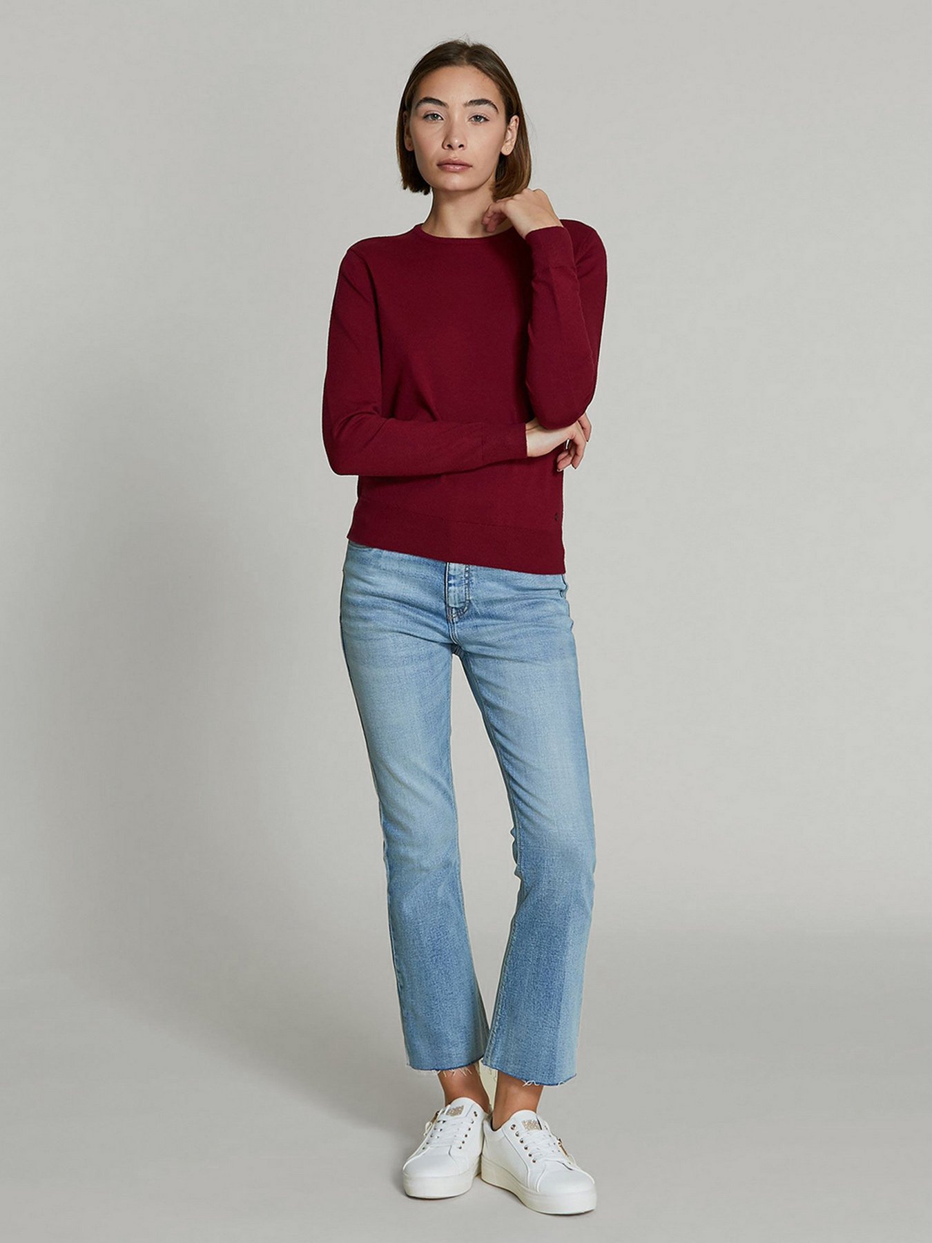 Свитшот Piazza Italia модель 48668_raspberry Фото