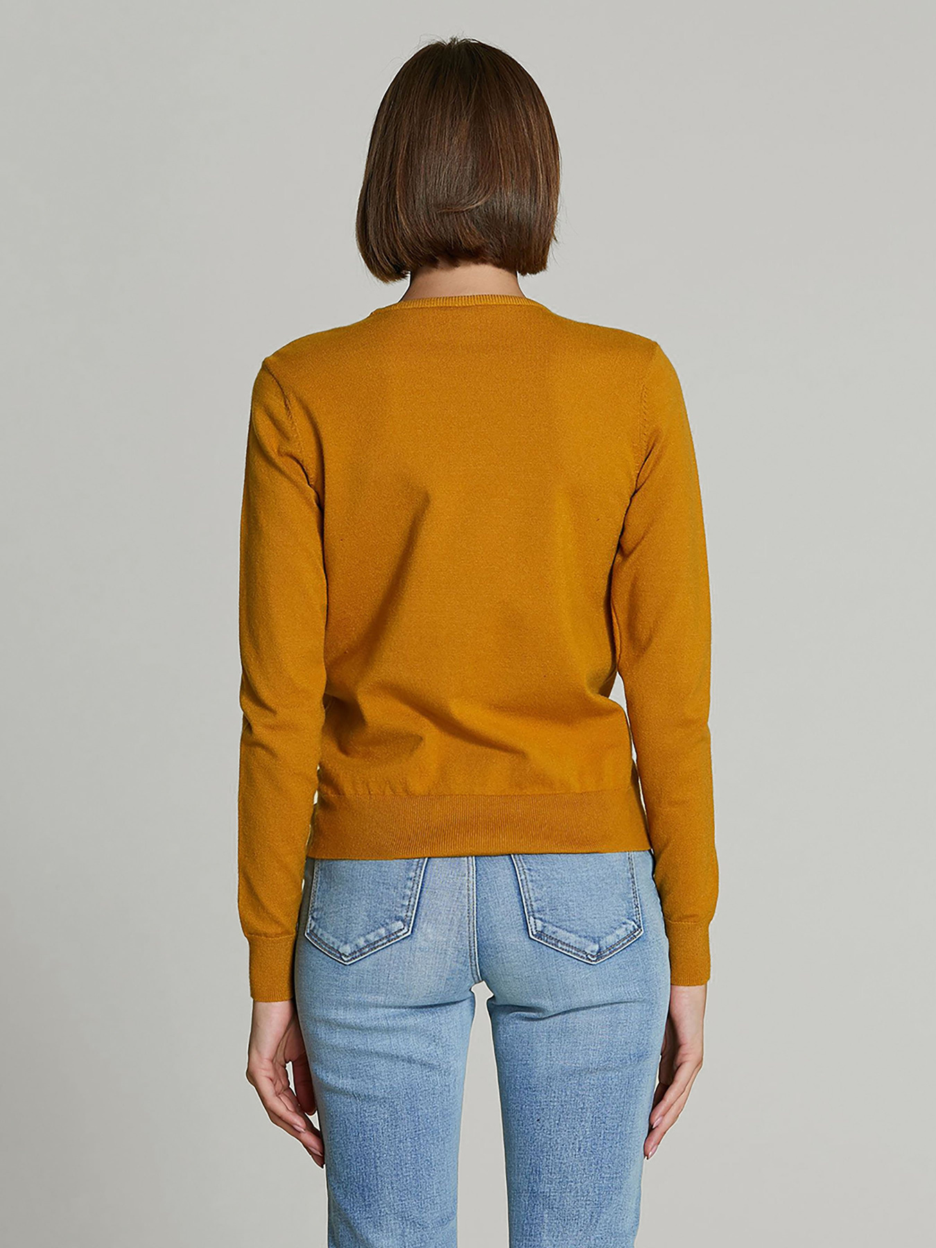 Свитшот Piazza Italia модель 48668_mustard Фото