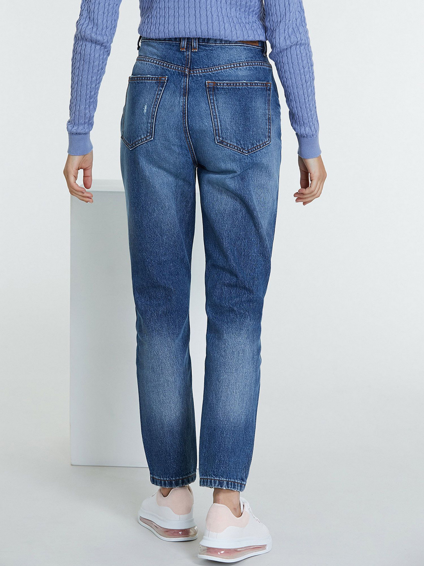 Джинсы мом Piazza Italia модель 38563_denim Джинсы мом Piazza Italia модель 38563_denim Фото