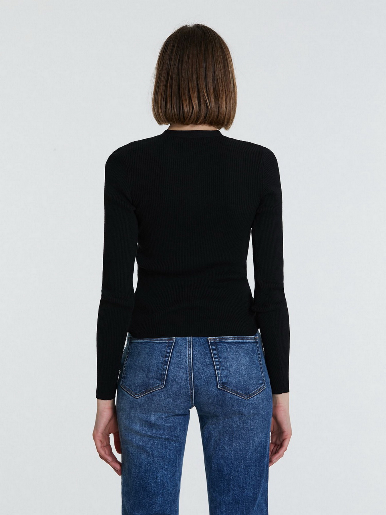 Джемпер Piazza Italia модель 43285_black Фото