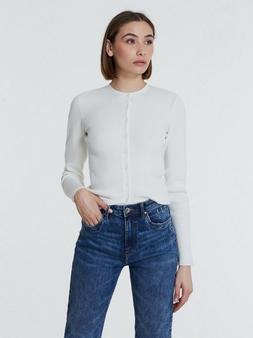 Кардиган Piazza Italia модель 43285_milk Фото