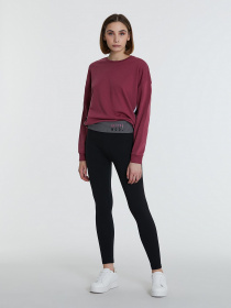 Леггинсы спортивные Piazza Italia модель 45240_black-grigio Фото