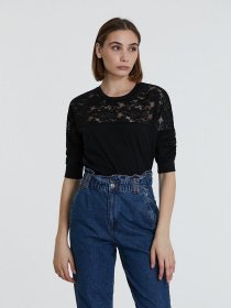 Блуза Piazza Italia модель 45314_black Фото