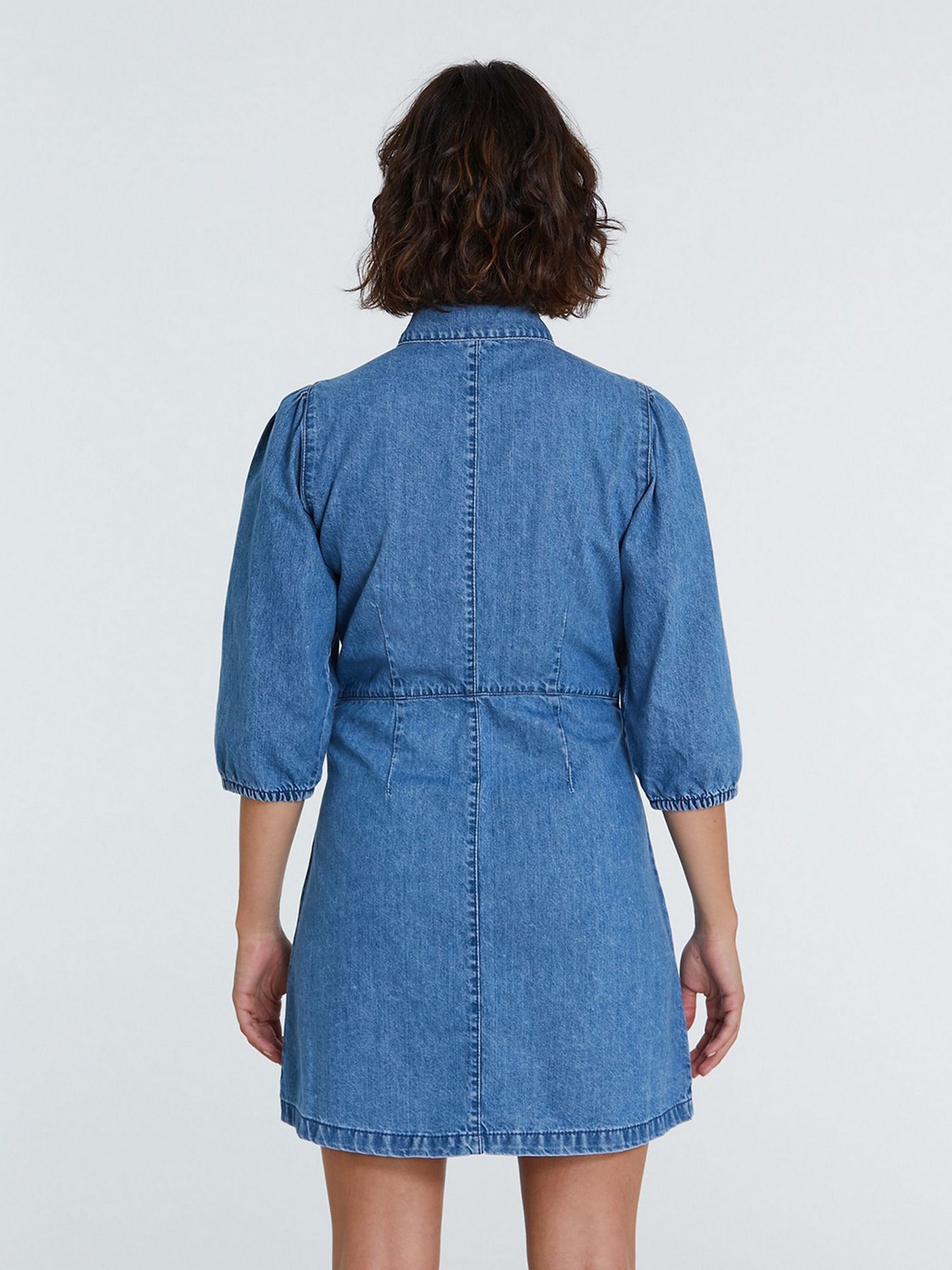 Платье мини Piazza Italia модель 46583_denim Фото