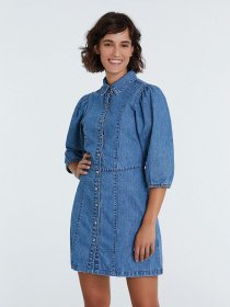 Платье мини Piazza Italia модель 46583_denim Фото