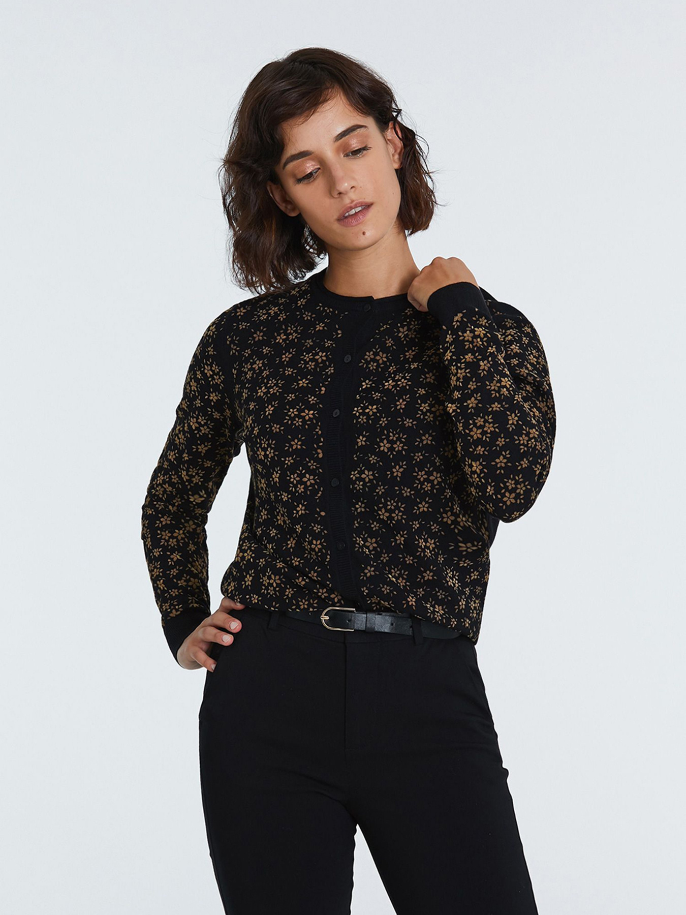 Кардиган Piazza Italia модель 49169_black Кардиган Piazza Italia модель 49169_black Фото