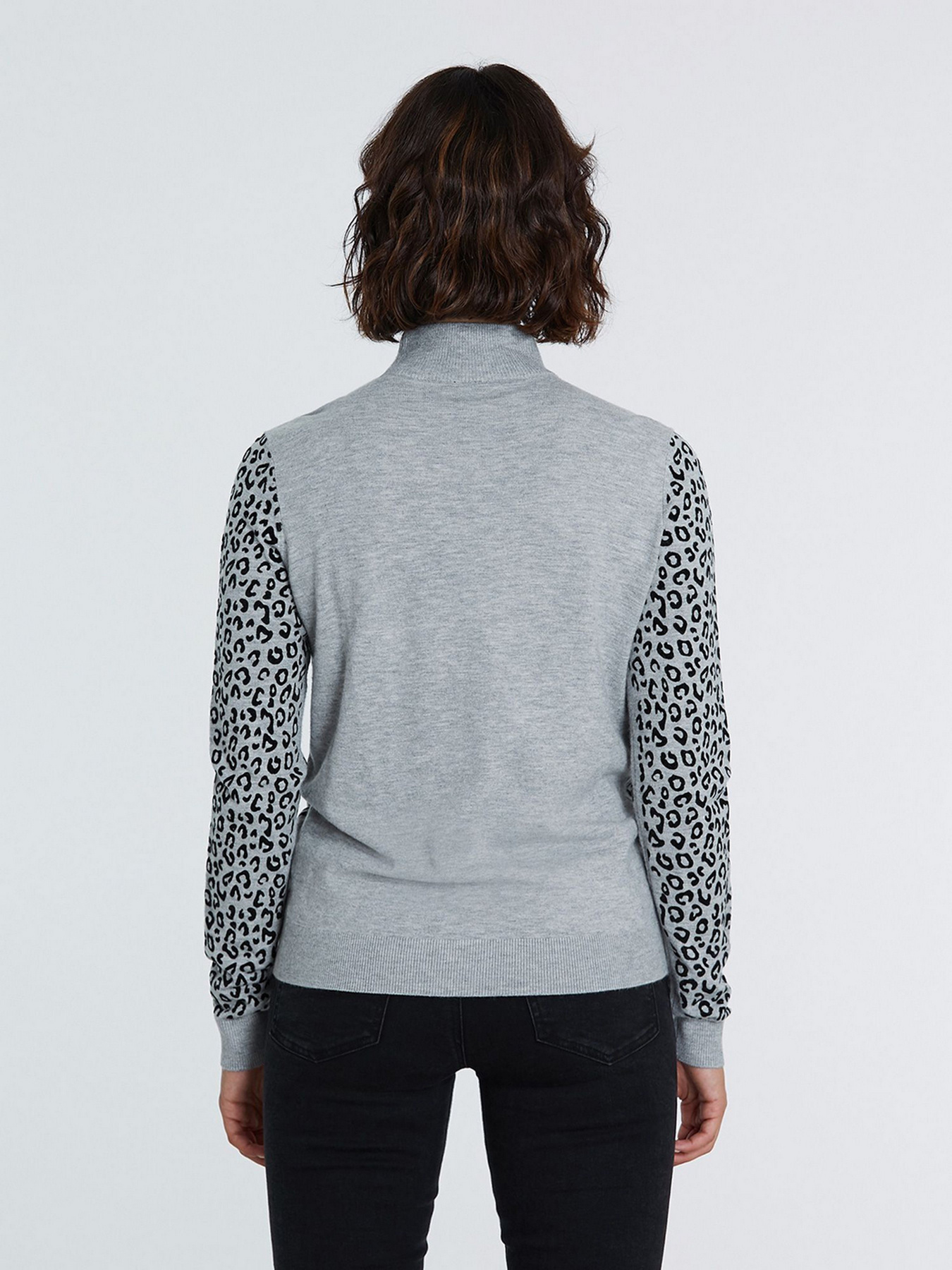 Джемпер Piazza Italia модель 49170_grey melange Фото