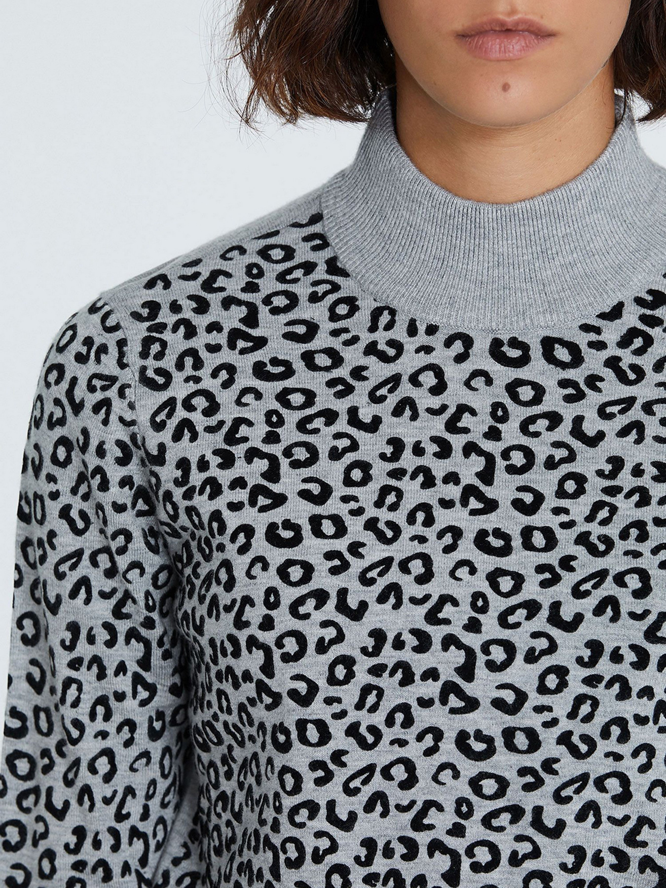 Джемпер Piazza Italia модель 49170_grey melange Фото