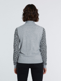 Джемпер Piazza Italia модель 49170_grey melange Фото