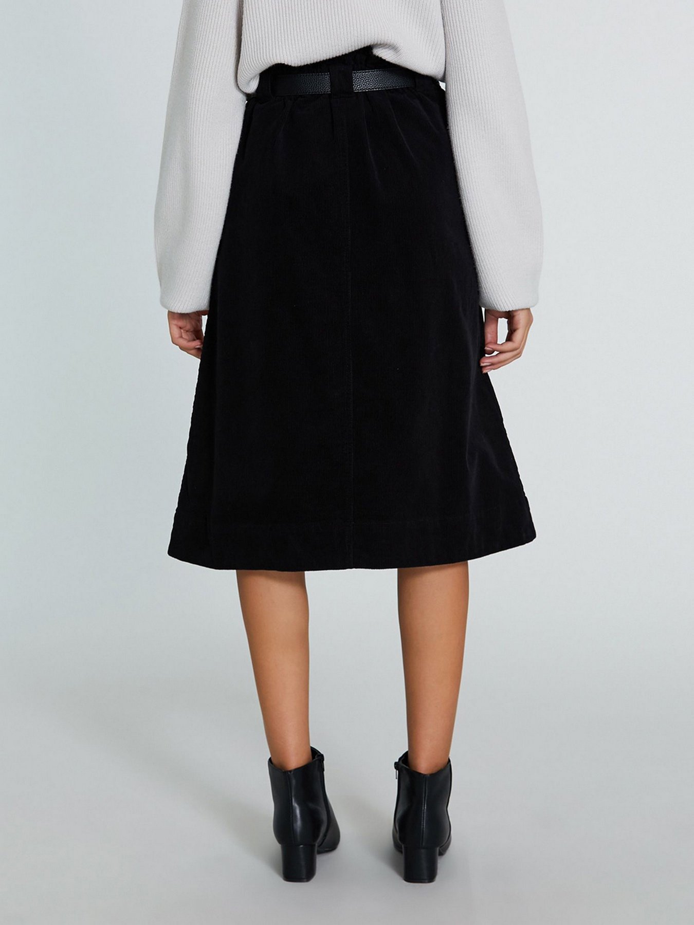 Юбка миди Piazza Italia модель 49467_black Фото