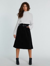Юбка миди Piazza Italia модель 49467_black Фото