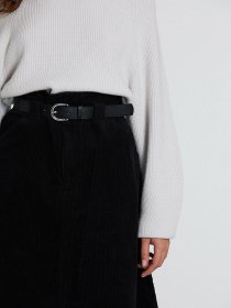 Юбка миди Piazza Italia модель 49467_black Фото