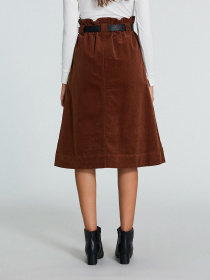 Юбка миди Piazza Italia модель 49467_castagna Фото