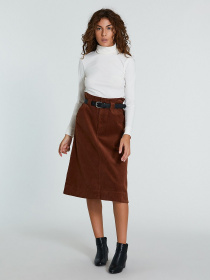 Юбка миди Piazza Italia модель 49467_castagna Фото